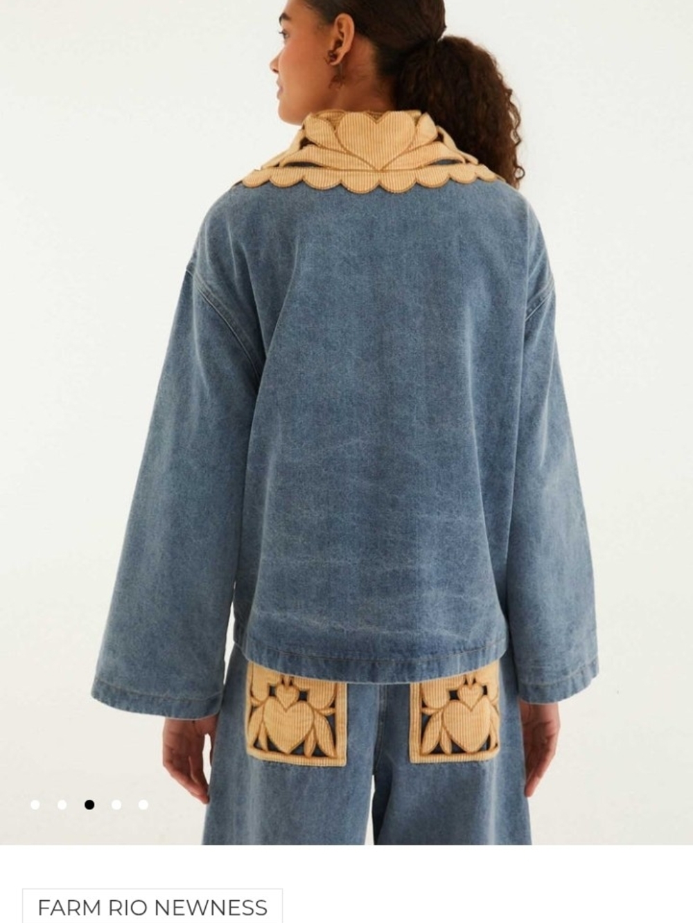 Farm Rio Denim Richelieu Barn Jacket - Picture 7 of 9